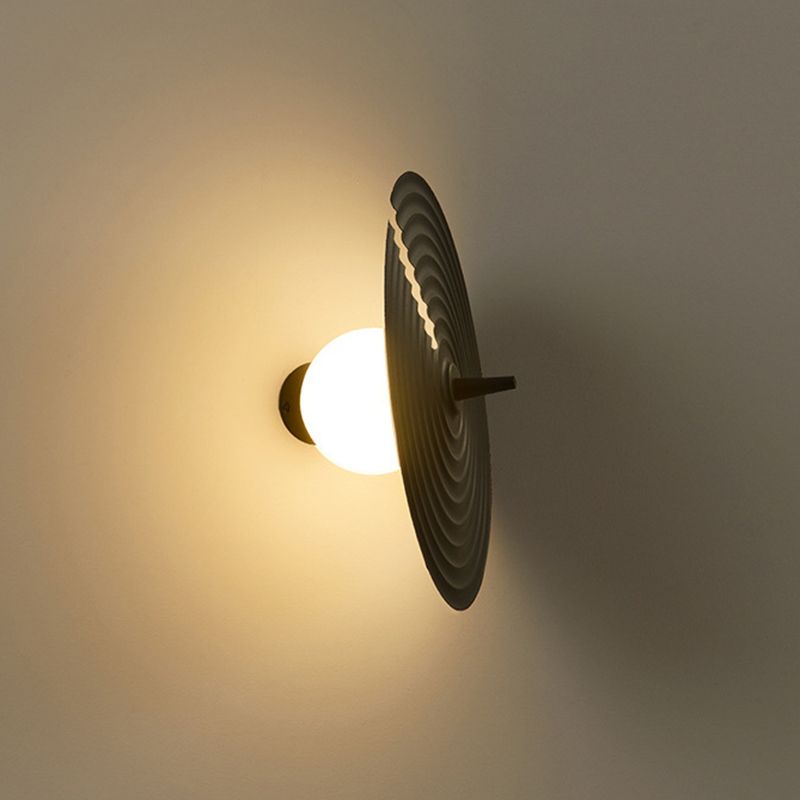 Unique Shape Wall Light Fixture Modern Metal Wall Light Fixtures in Black