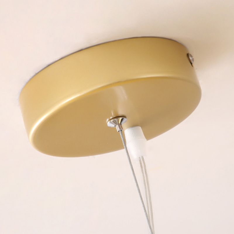 Lampadari moderni per sala da pranzo lampadario a pendente in metallo a sospensione orbicolare