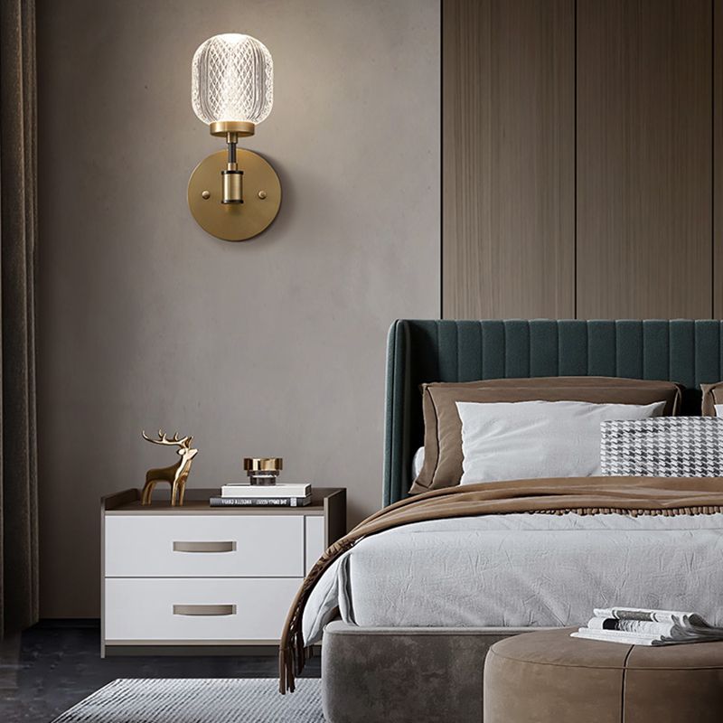 1 Éclair mural géométrique en verre clair