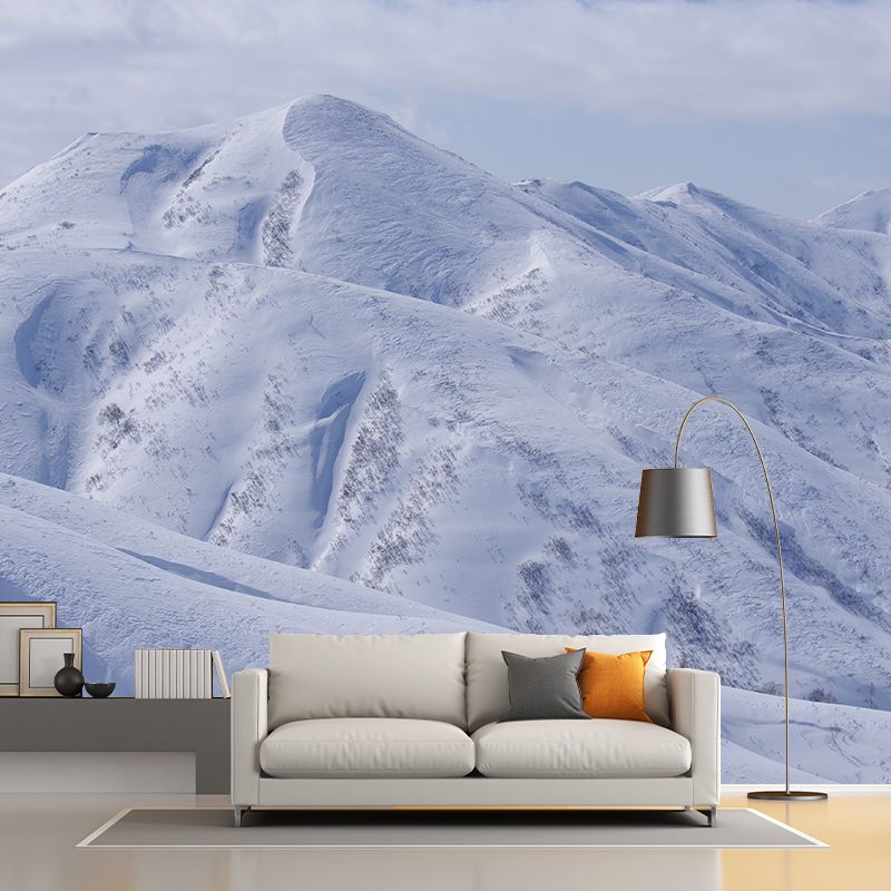 Mountain Scenery Mural Wallpaper Moisture Resistant Living Room Bedroom Home Decor