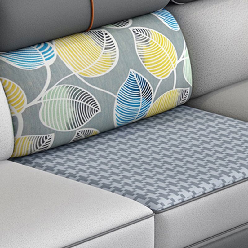 Braccio contemporaneo inclinati cuscini rimovibili sezionali divano e chaise per soggiorno