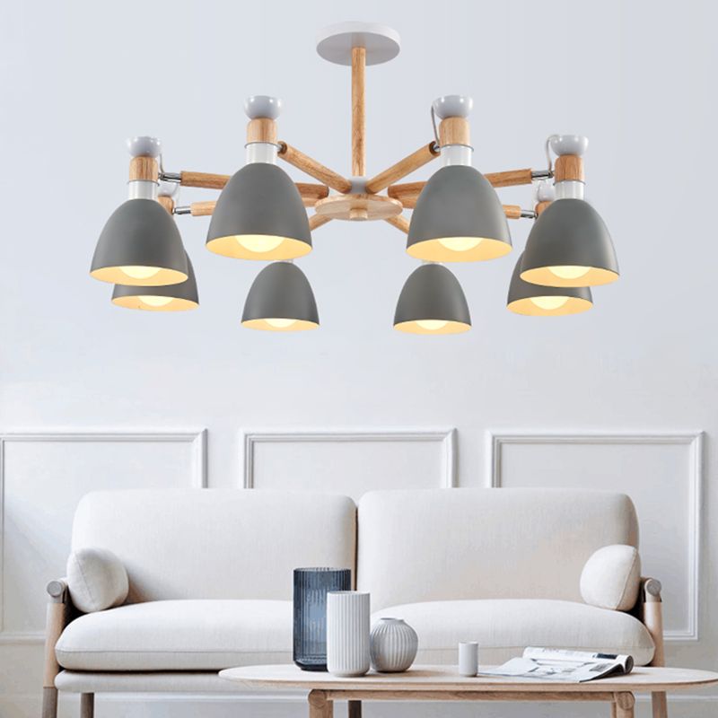 Multi -Licht -Kegel hängende Kronleuchter modern