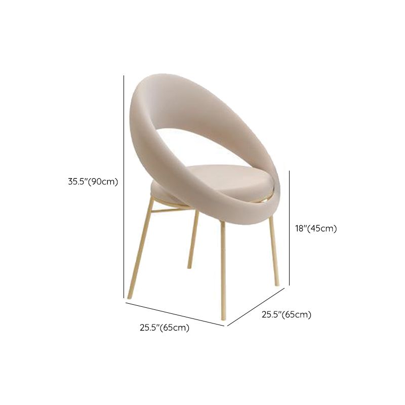 Round Dining Set for Kitchen 1/2/4/5 Pcs Glossy White Dinette Table Set