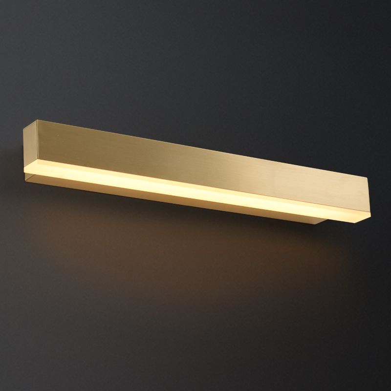 Quadratische Schatten Metall Wandleuchter moderner Stil ein leichtes Wandmontage Licht in Gold