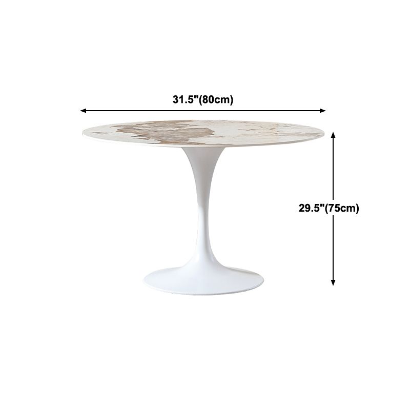 Ronde tulp Base Dinette Table Simplicity Style Dining Site Table voor binnen