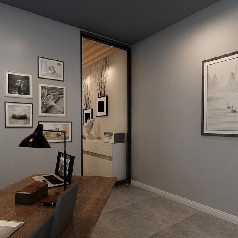 Pure Color Pattern Wallpaper Roll Modern Stain Resistant Bedroom Wall Covering, 54.2-sq ft