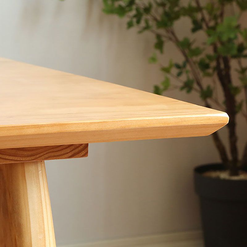 2/3/4/5/7 PCs Modernes Esset mit Rechtecktisch und Holzstühlen Dinette Set