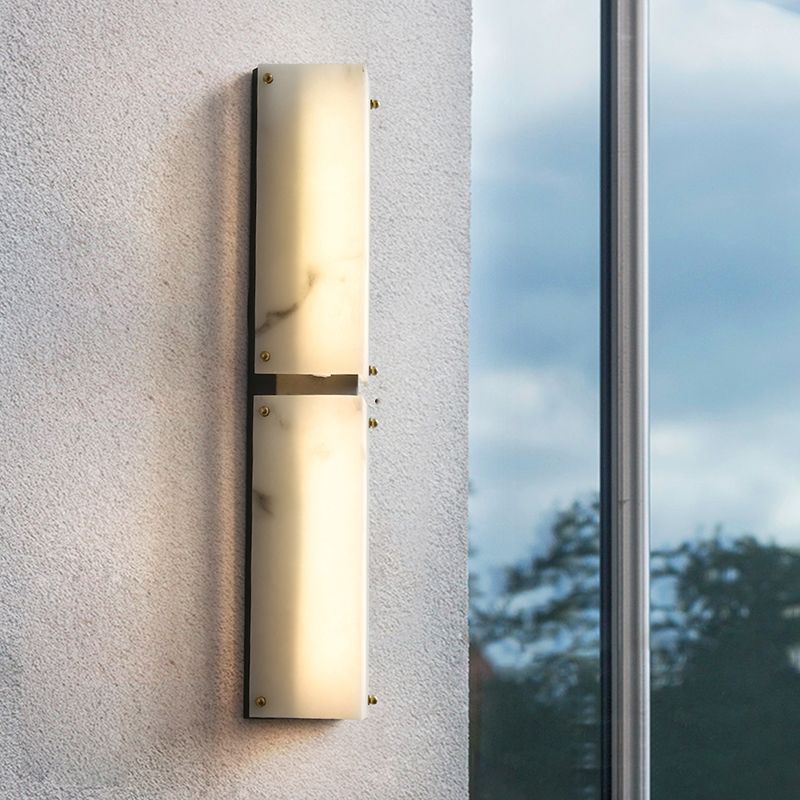 Triangle Wall Sconce Contemporary Wall Light Fixture for Courtyard