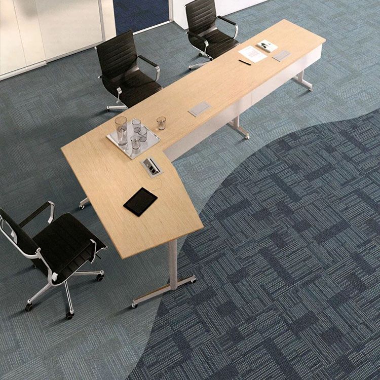 Modern Carpet Floor Tile Self Adhesive Level Loop Fade Resistant Carpet Tiles