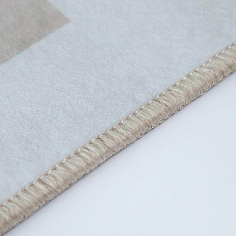 Green Living Room Area Rug Plaid Pattern Polyester Area Carpet Non-Slip Backing Rug