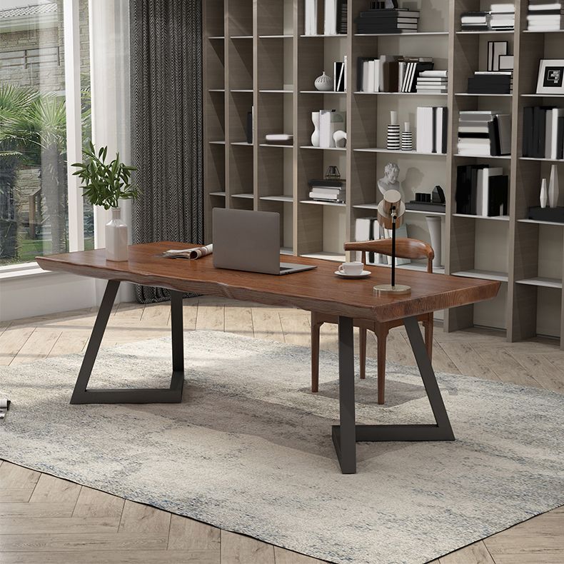 Industrial Style Rectangle Wood Table Set 1/2 Pieces Dining Set for Kitchen