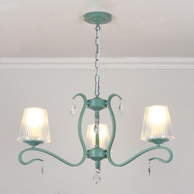 Multi Light Hanging Lamp Geometry Shape Chandelier for Living Room