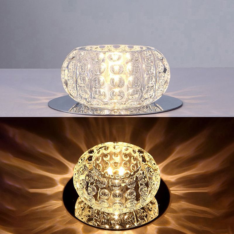 Luminaires encastrés en cristal modernes, Mini support encastré LED avec trou de 2 à 3.5 pouces de diamètre