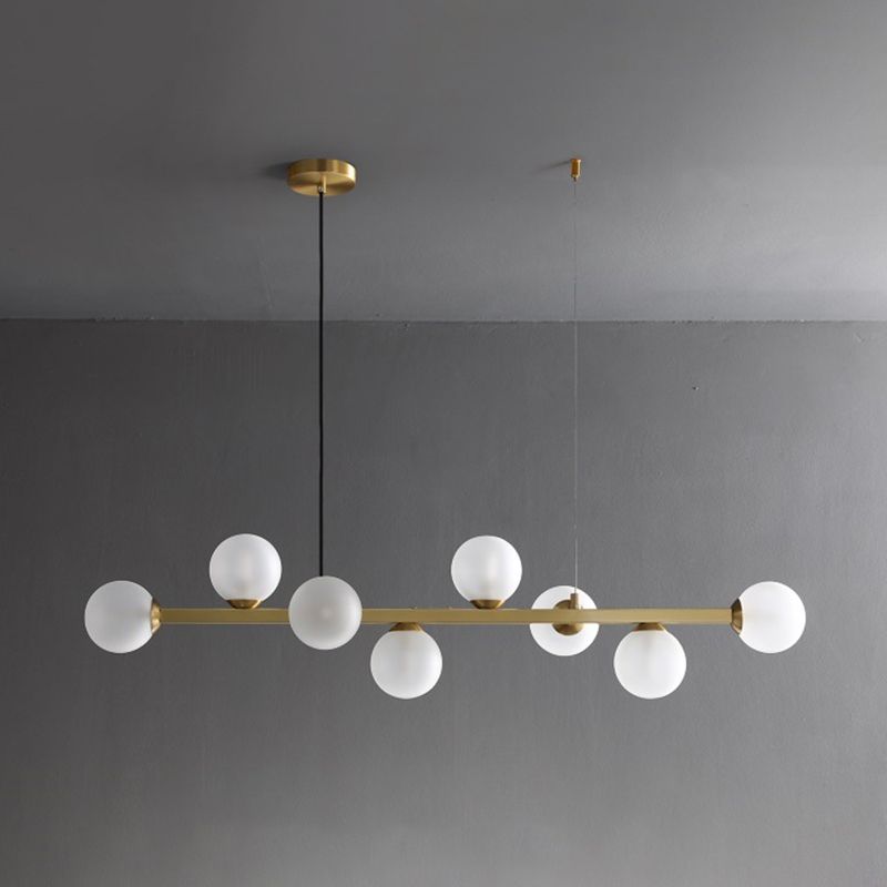 Contemporary Island Light Glass Hanging Light for Dining Room