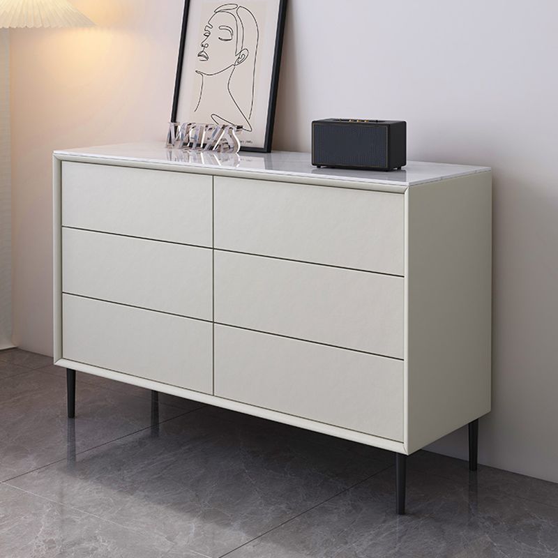 Contemporary Bedroom Wooden Storage Chest 15.7"Wide Chest with Drawers