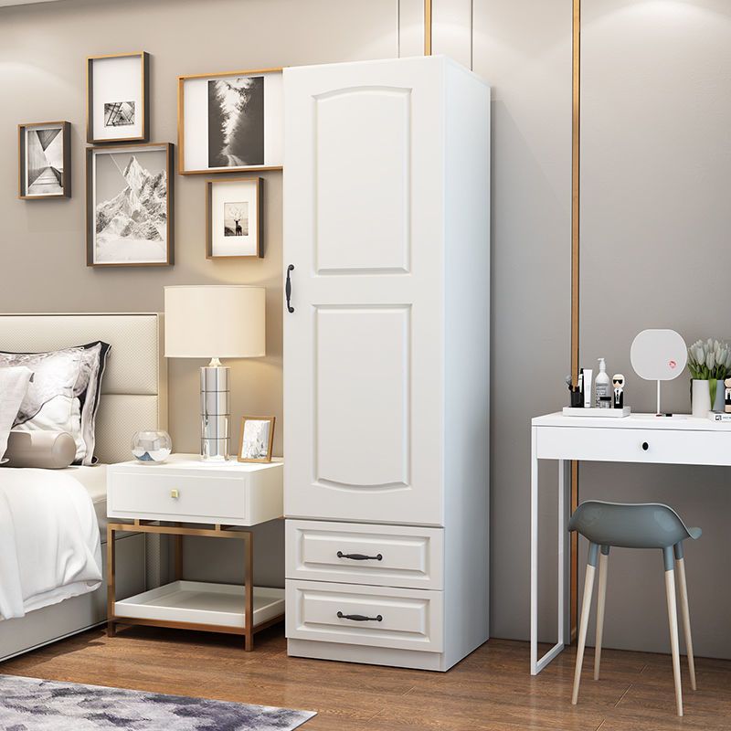 Hinged Wardrobe Closet Non-Hanging Wardrobe Armoire for Bedroom