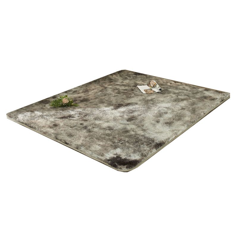 Tapis de couleur polyester pourpre en polyester tapis de support sans glissement pour décoration domestique