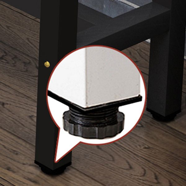 Modern Solid Wood Bar Dining Table Rectangle Bar Table in Brown