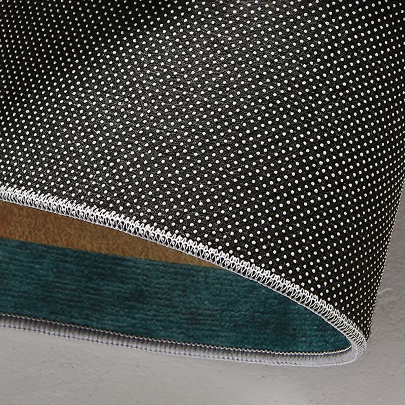 Grey Tone Triangle Print Rug Polyester Nordic Carpet Non-Slip Backing Indoor Rug for Home Decoration