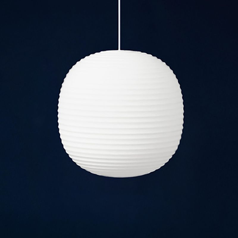 Pendre de style moderne Verre Lumière 1 lumière suspendue Lumière en blanc pour le chevet