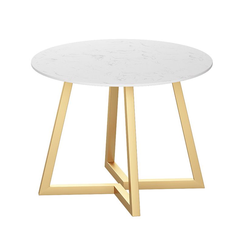 Glam Round Dinette Set 1/4/5 Pieces Marble Dining Table Sets