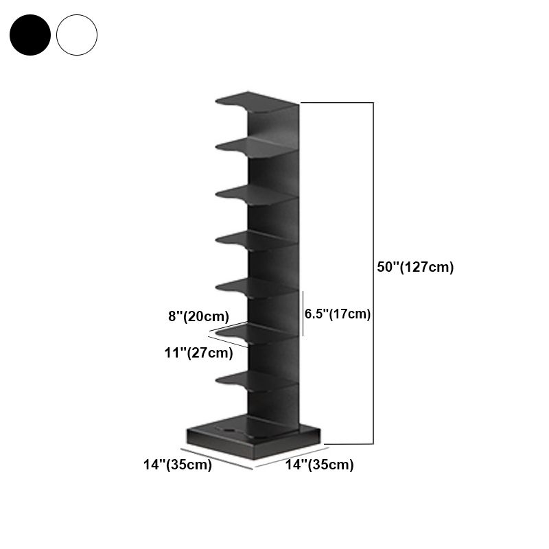 Metal Geometrisches Bücherregal zeitgenössischer Stil vertikales Buchregal