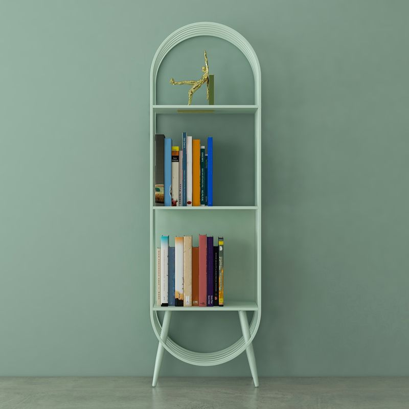 52"H Scandinavian 3-shelf Bookshelf Etagere Shelf Bookcase for Study Room