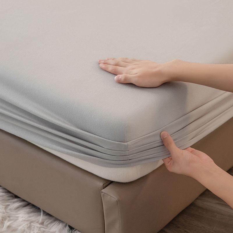 Sheet Sets Cotton Solid Color Wrinkle Resistant Breathable Ultra Soft Bed Sheet Set