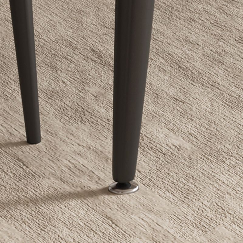 Modern 4 Legs Dining Table Sintered Stone Rectangle Table for Home