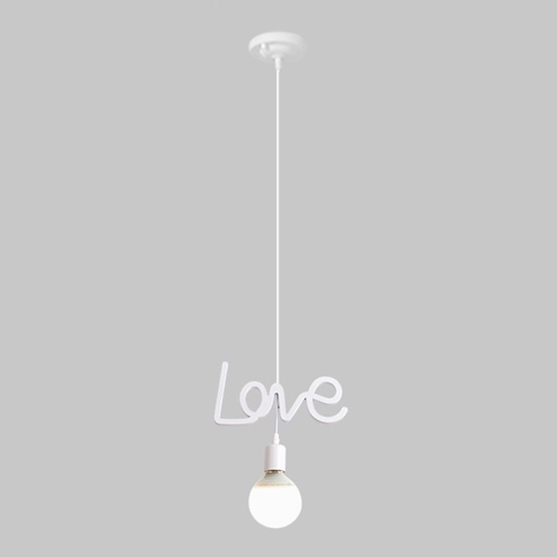 Luminaire de pendentif en métal nordique 1 mini-lumière de plafond suspendu pour porche