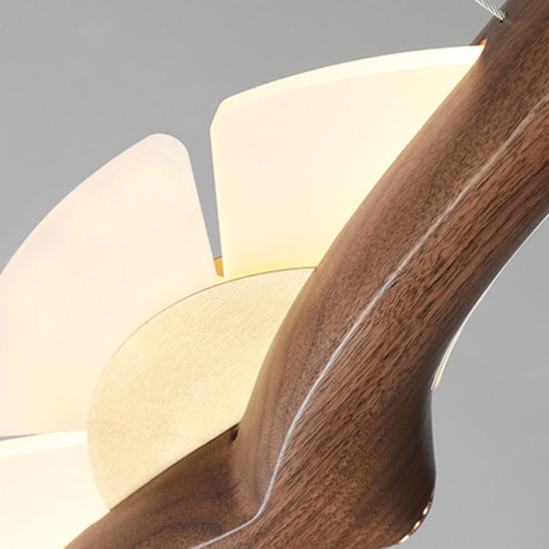 Wooden Hanging Island Lights Modern White Shade Island Lighting Ideas