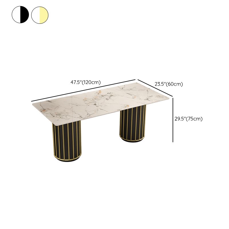Glam Stone Furniture 1/5 Pcs Standard Height Dining Room Furniture Set for Home