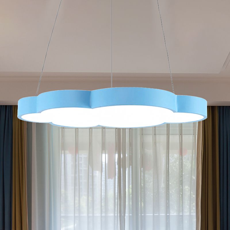 Floating Cloud Hanging Light Nordic Style Acrylic Pendant Light for Dining Room