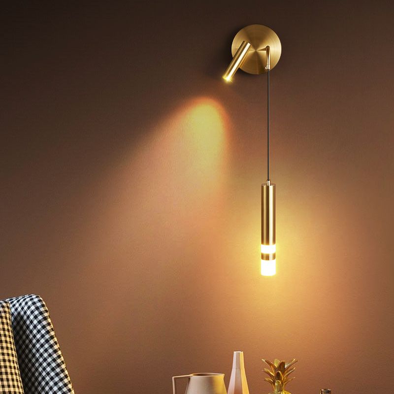 Lámpara de lectura de cabecera LED moderna 2 lámpara de luz de pared ligera para dormitorio