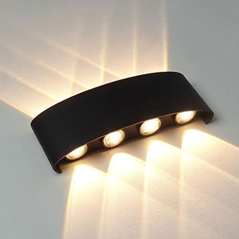 Multi-Light Geometric Wall Lighting Ideas Modern Style Metal Wall Mounted Light