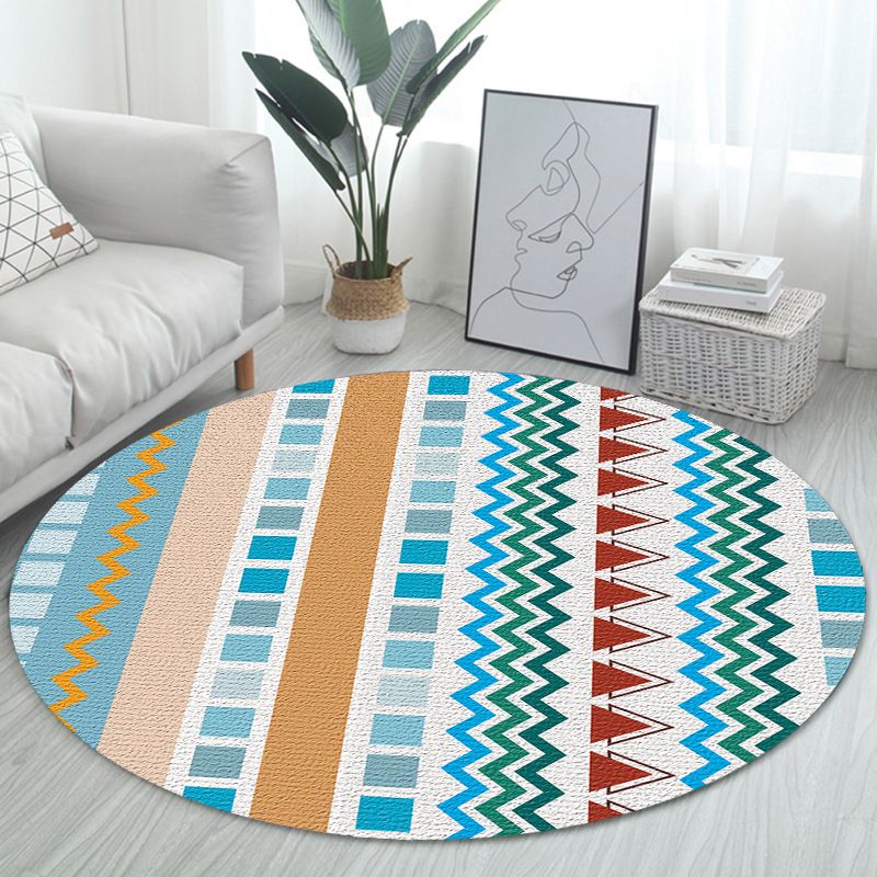 Unieke Boheemse vloerkleed multi-kleuren naadloos patroon tapijt wasbaar anti-slip huisdiervriendelijk gebied tapijt voor kamerdecoratie