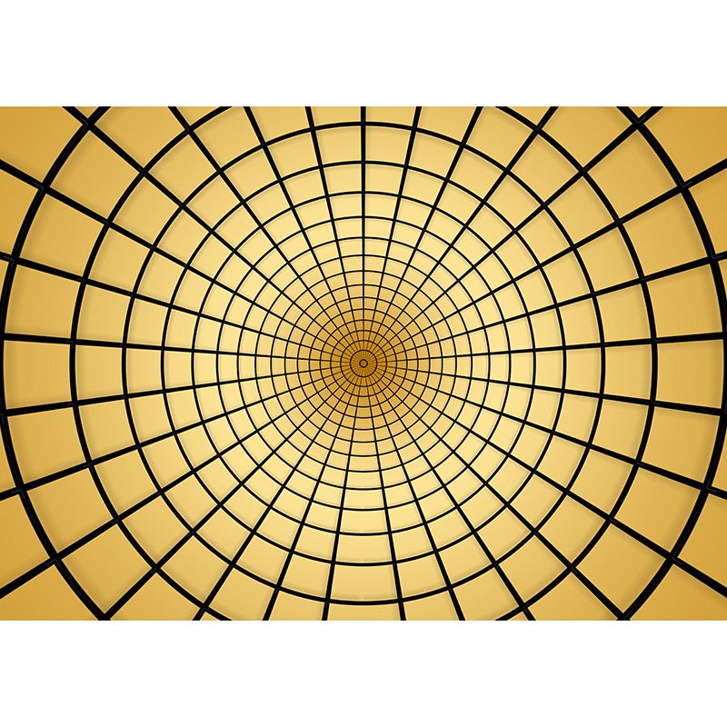 Geometric Circle Mural Decal Wall Art for Home Decor, Moisture Resistant