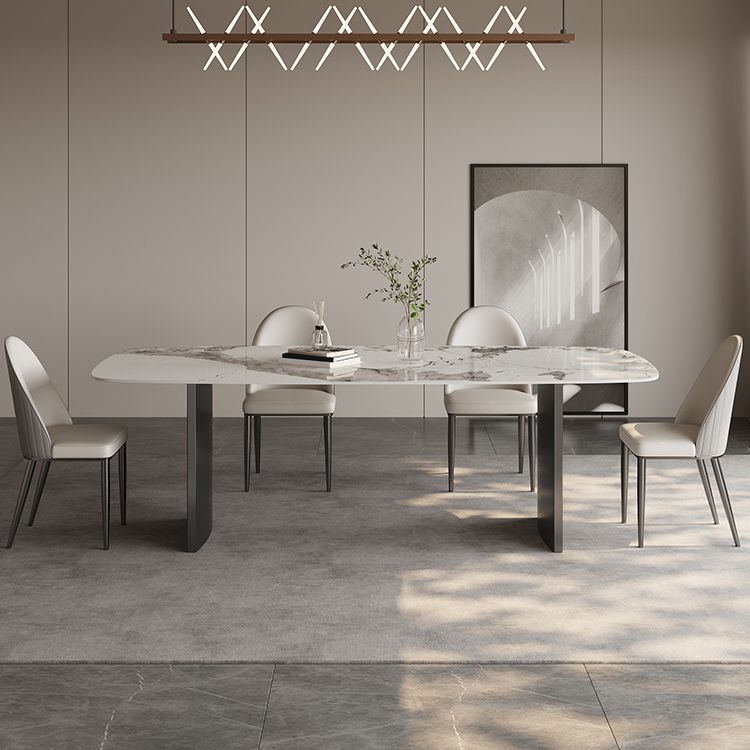 Rectangular Dining Table Set 1/4/5/6 Pcs Modern Dinette Set for Kitchen