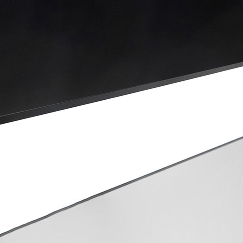 Contemporary Simple Style Hanging Lamp Rectangle Shaped LED Pendant Lights for Office