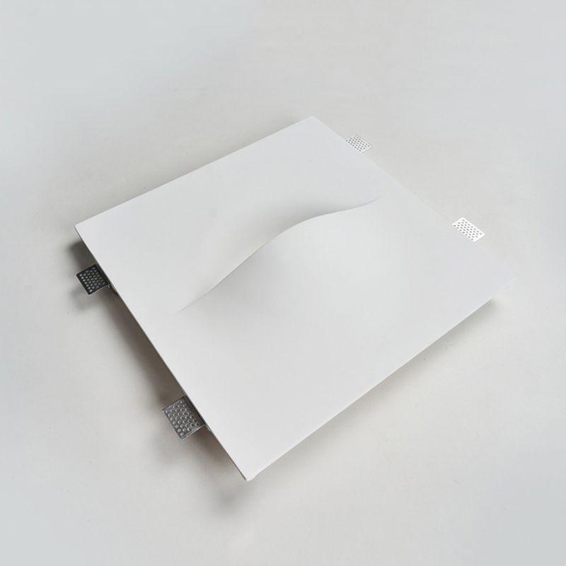 1-Light Square Wall Mounted Lamp Contemporary Stone Wall Lighting Ideas