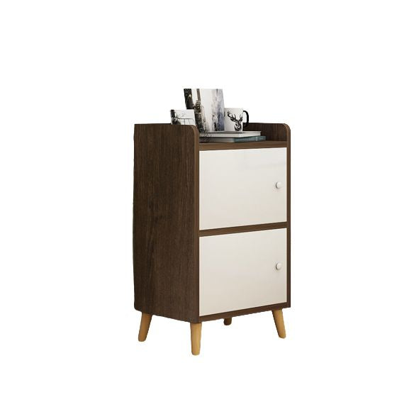 9.84" Wide Accent Cabinet Rectangle Contemporary Wooden Storage Cabinet