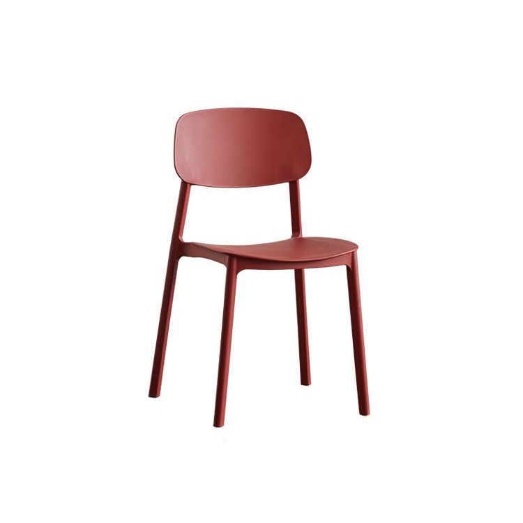 Kitchen Home Stacking Side Chair Open Back Dining Side Chair
