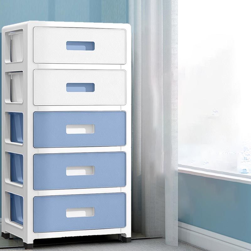 Non-Hanging Armoire with Drawer Contemporary Storage Cabinet