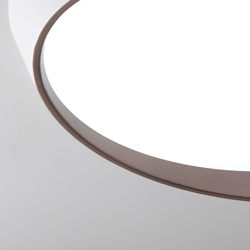 Metal Flush Ceiling Light Fixtures Modern Flush Mount Fixtures with Acrylic Shade