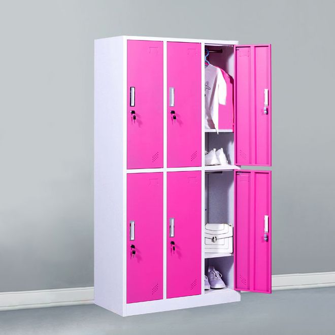 Hinged Wardrobe Armoire Contemporary Metal Wardrobe Cabinet for Home