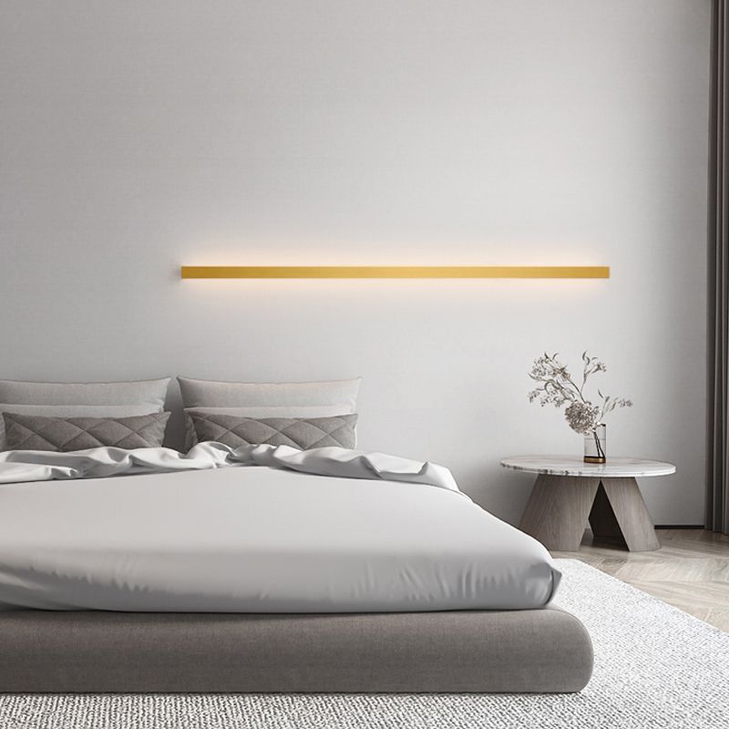 1 Light Metal Wall Light Modern Style Linear Shape Wall Sconce