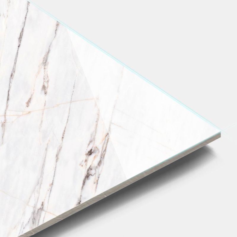 Mirrored Singular Tile Marble Rectangular Modern Floor and Wall Tile