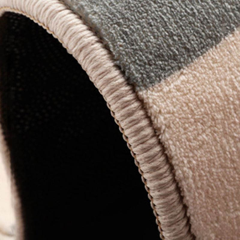 Fashionable Simple Carpet Orange Color Block Carpet Washable Carpet for Living Room