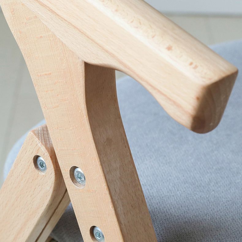 Chaises de salle à manger en bois contemporaines, fauteuil latéral à dossier ouvert, pour usage domestique