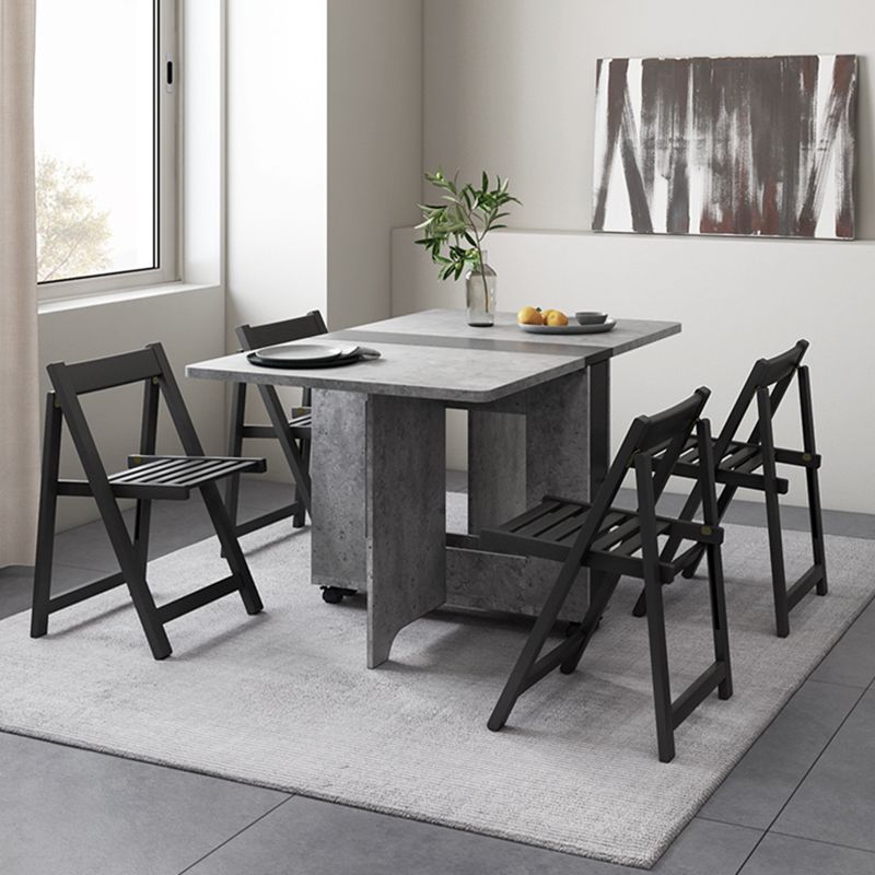 Mesa de comedor de pedestal de comedor moderno de mediados de siglo para la cena de cocina en casa